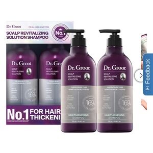 Dr. Groot Scalp Revitalizing Shampoo, 23.6 fl oz, 2-pack
